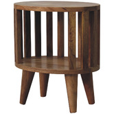 Solid State Studio Gardenia Mango Wood Bedside Table