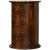 Solid State Studio Feline Mango Wood Bedside Table