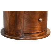 Solid State Studio Feline Mango Wood Bedside Table