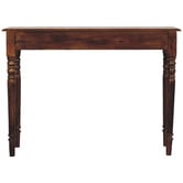 Solid State Studio Walnut Huxley 3 Drawer Mango Wood Console Table