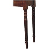 Solid State Studio Walnut Huxley 3 Drawer Mango Wood Console Table
