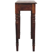 Solid State Studio Walnut Huxley 3 Drawer Mango Wood Console Table