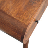Solid State Studio Natalia Mango Wood Dressing Table with Mirror