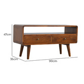 Solid State Studio Artemis Mango Wood TV Unit