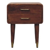 Solid State Studio Valenza Recycled Mango Wood Bedside Table