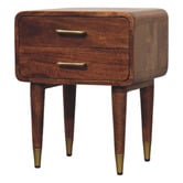 Solid State Studio Valenza Recycled Mango Wood Bedside Table