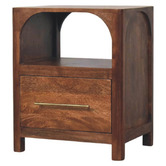 Solid State Studio Selena Recycled Mango Wood Bedside Table