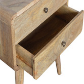 Solid State Studio Sienna Recycled Mango Wood Bedside Table