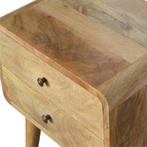Solid State Studio Sienna Recycled Mango Wood Bedside Table