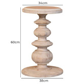 Solid State Studio Bellis Recycled Mango Wood Side Table
