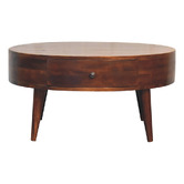 Solid State Studio Emorie Round Mango Wood Coffee Table