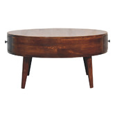 Solid State Studio Emorie Round Mango Wood Coffee Table