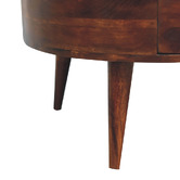 Solid State Studio Emorie Round Mango Wood Coffee Table