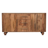 Solid State Studio Grigory 3 Drawer 2 Door Mango Wood Sideboard