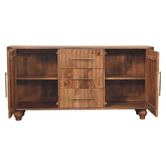 Solid State Studio Grigory 3 Drawer 2 Door Mango Wood Sideboard