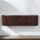 Solid State Studio Nikita Mango Wood Wall-Mounted TV Unit