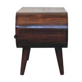 Solid State Studio Walnut Yury 2 Drawer Mango Wood TV Unit