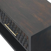 Solid State Studio Ambrose 2 Drawer Mango Wood Shoe Rack