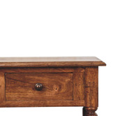 Solid State Studio Demi 2 Drawer Mango Wood Console Table