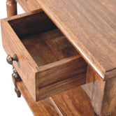 Solid State Studio Demi 2 Drawer Mango Wood Console Table