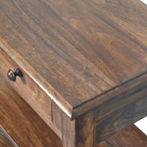 Solid State Studio Demi 2 Drawer Mango Wood Console Table
