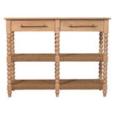 Solid State Studio Raisa 2 Drawer Mango Wood Console Table