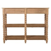 Solid State Studio Raisa 2 Drawer Mango Wood Console Table