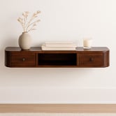 Solid State Studio Natalya Mango Wood Wall-Mounted Console Table