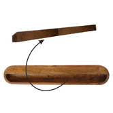 Solid State Studio Alexis Mango Wood Wall-Mounted Console Table