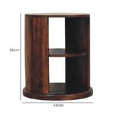 Solid State Studio Luka Mango Wood Side Table