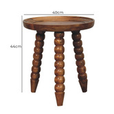 Solid State Studio Nikolai Mango Wood Side Table