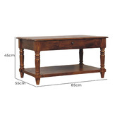 Solid State Studio Polina Mango Wood Coffee Table