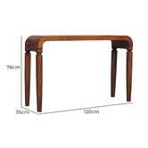 Solid State Studio Alexei Mango Wood Console Table