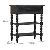 Solid State Studio Demi Mango Wood Console Table