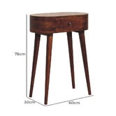 Solid State Studio Emorie 60cm Mango Wood Console Table