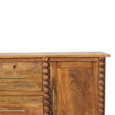 Solid State Studio Apollo 3 Drawer 2 Door Mango Wood Sideboard