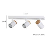 Sorella Living Cartagena Steel 3-Light Bar Spotlight