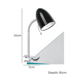 Sorella Living Lara Metal Flexible Clamp Lamp