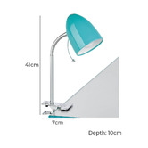 Sorella Living Lara Metal Flexible Clamp Lamp