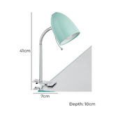 Sorella Living Lara Metal Flexible Clamp Lamp