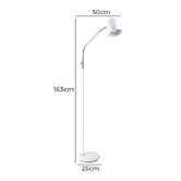 Sorella Living Lara Meta  Flexible Floor Lamp