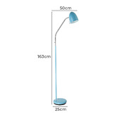 Sorella Living Lara Meta  Flexible Floor Lamp
