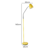 Sorella Living Lara Meta  Flexible Floor Lamp