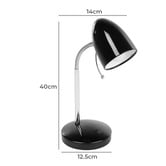 Sorella Living Lara Metal Dome Desk Lamp