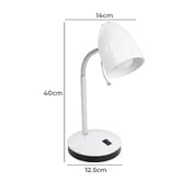 Sorella Living Lara Metal Dome Desk Lamp