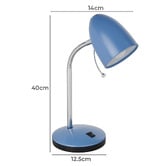 Sorella Living Lara Metal Dome Desk Lamp
