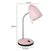 Sorella Living Lara Metal Dome Desk Lamp