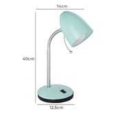 Sorella Living Lara Metal Dome Desk Lamp