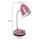 Sorella Living Lara Metal Dome Desk Lamp