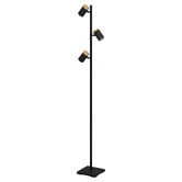 Sorella Living Cartagena Aluminium 3 Light Floor Lamp
